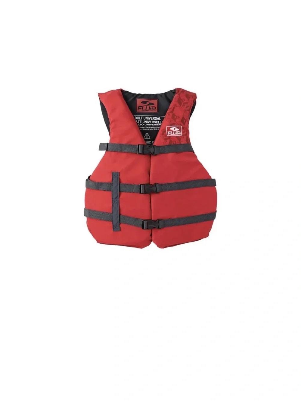 Fluide Kids Red Life Vest Swim Trunks Style